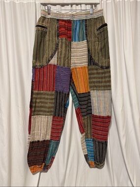 Rising International Patchwork Jogger Pants